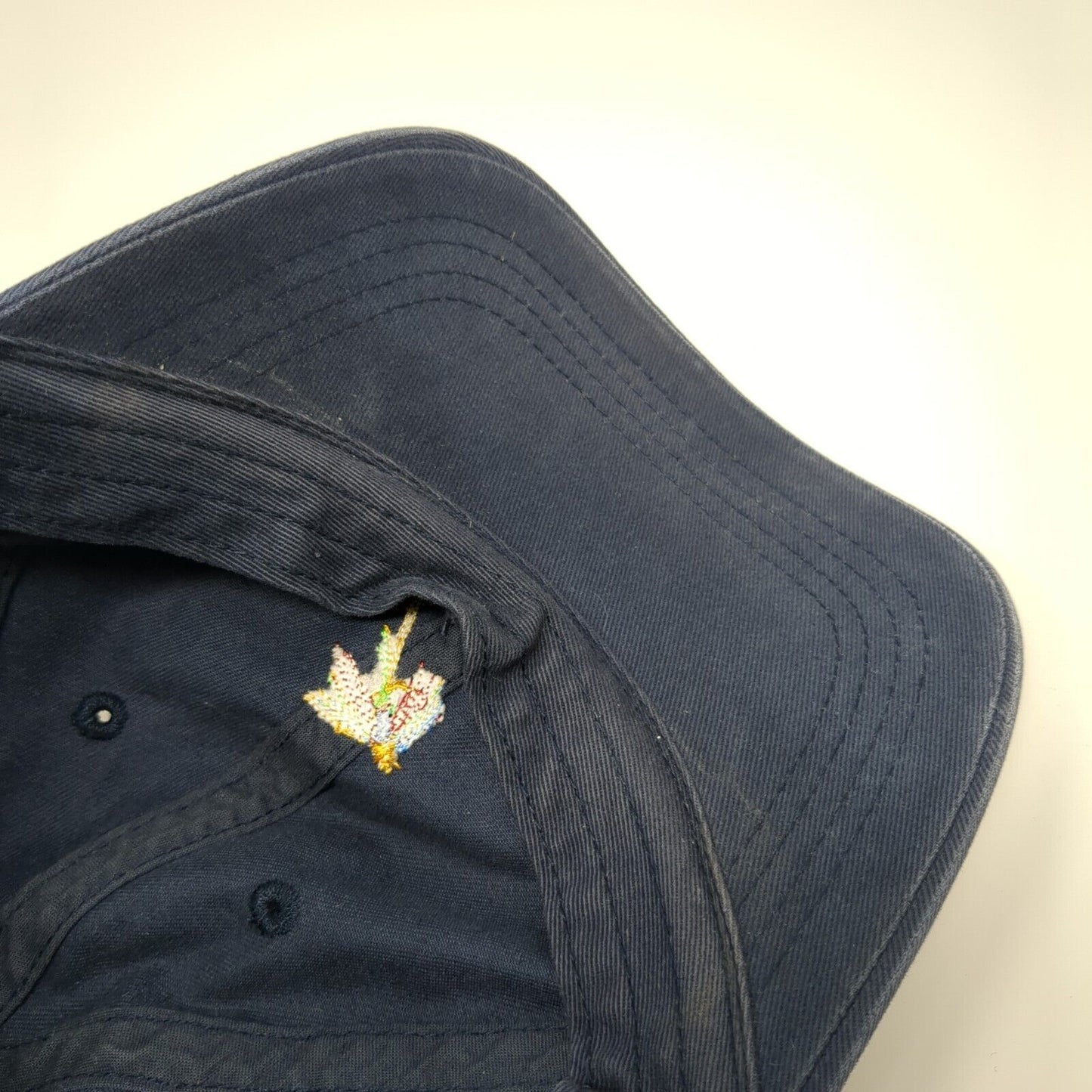 Charles F. Orvis Signature Collection Slideback Hat Blue OSFA Embroidered Fly