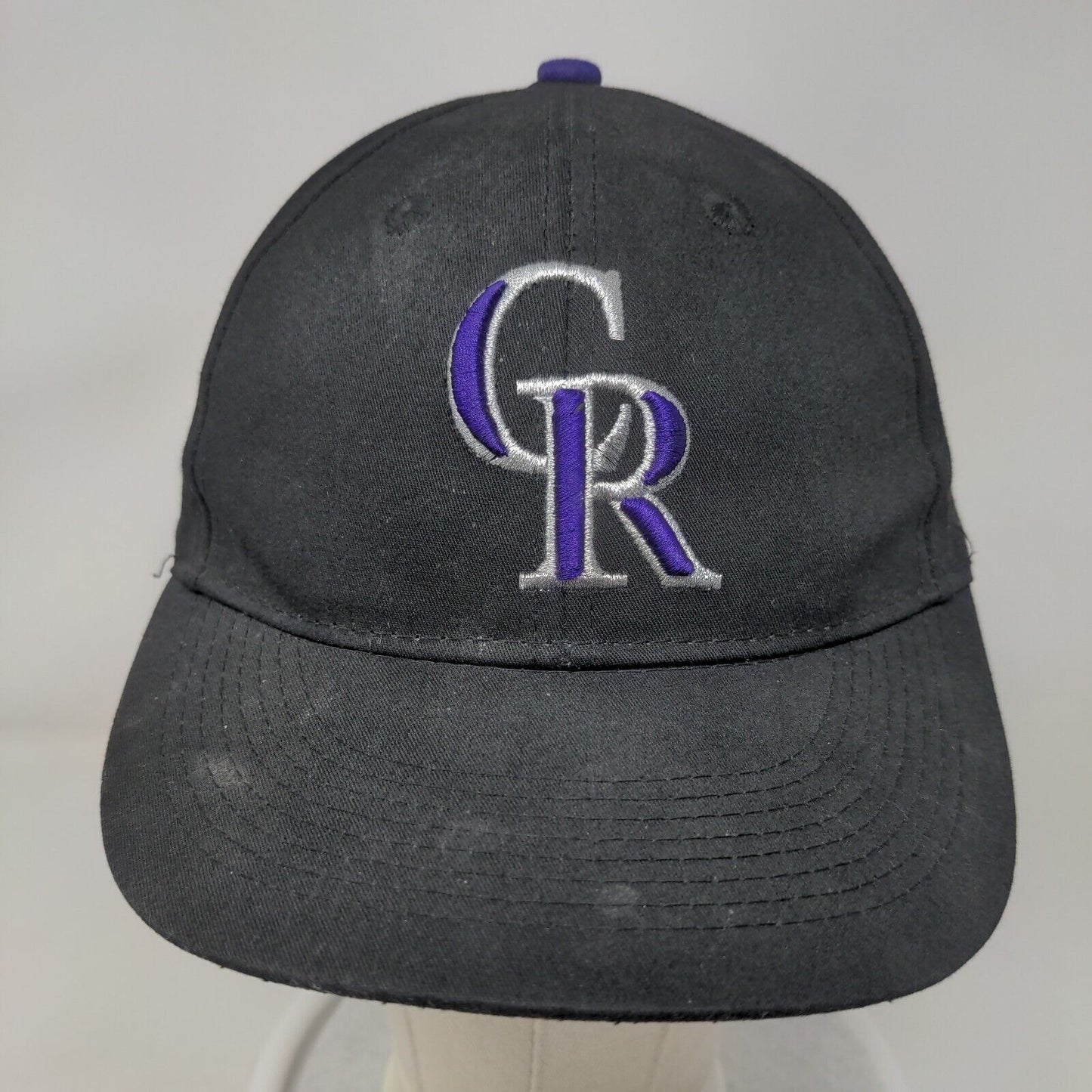 Team MLB Boy's Strapback Hat Black Size Youth Embroidered Colorado Rockies Logo