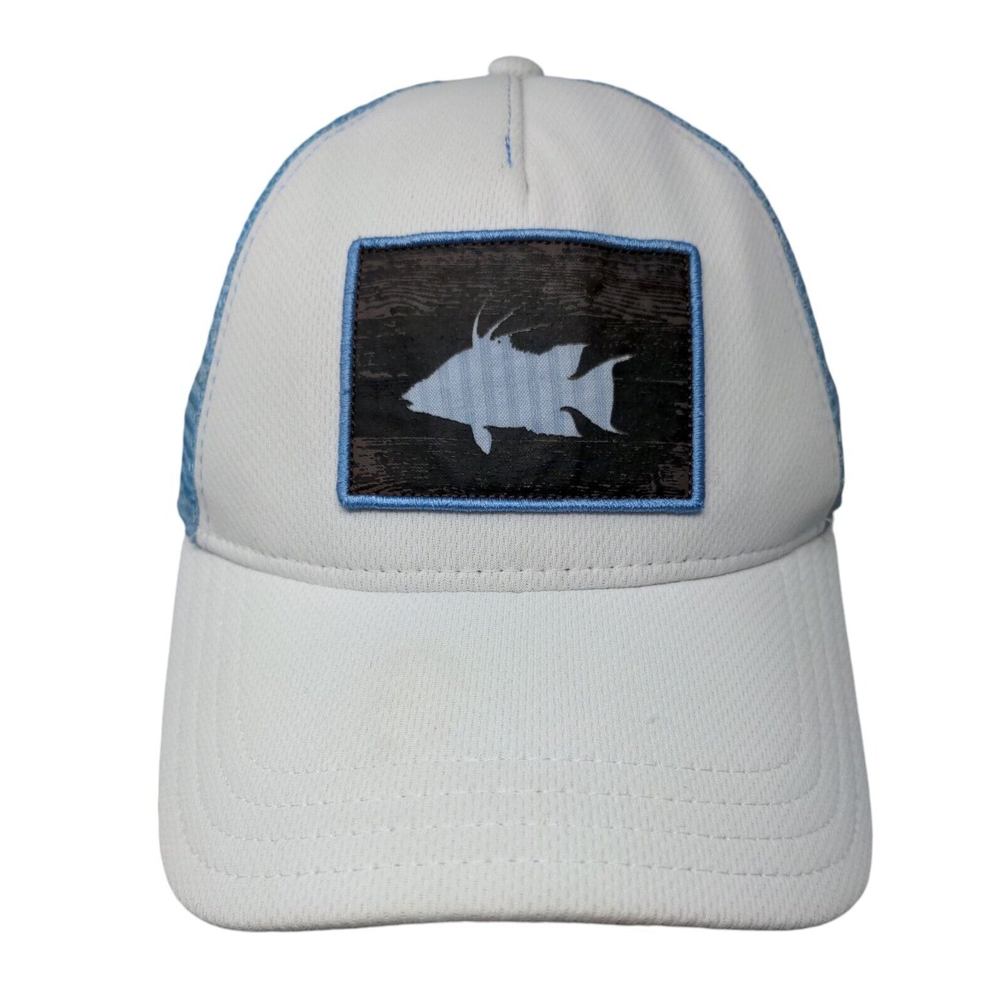 Fish Patch Snapback Mesh Back Trucker Hat Multi One Size Boaters Republic