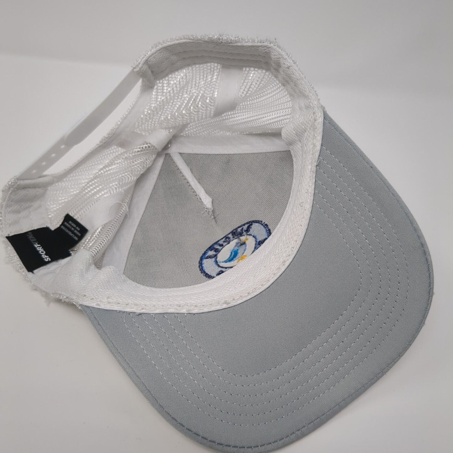 Birdies For Days Snapback Trucker Hat Gray OS Adjustable Mesh Back Sport-Tek