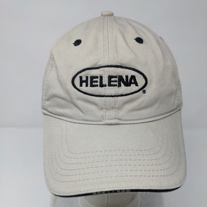 Helena Slideback Hat Tan One Size 6 Panel Embroidered Page & Tuttle