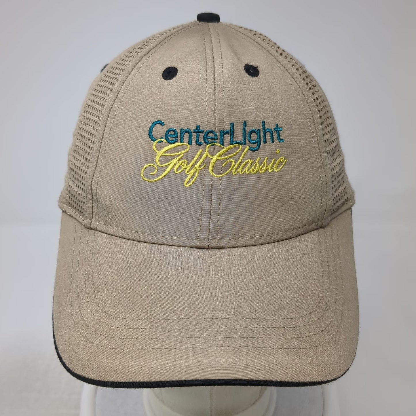 Ahead Baseball Cap Beige One Size CenterLight Golf Classic 2012 Mesh Strapback
