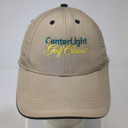 Ahead Baseball Cap Beige One Size CenterLight Golf Classic 2012 Mesh Strapback