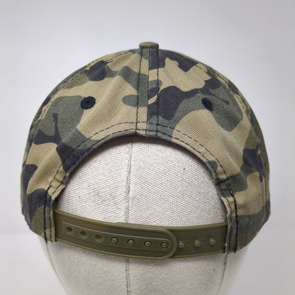 Mtn Land Snapback Hat Camo One Size Adjustable Embroidered Paramount