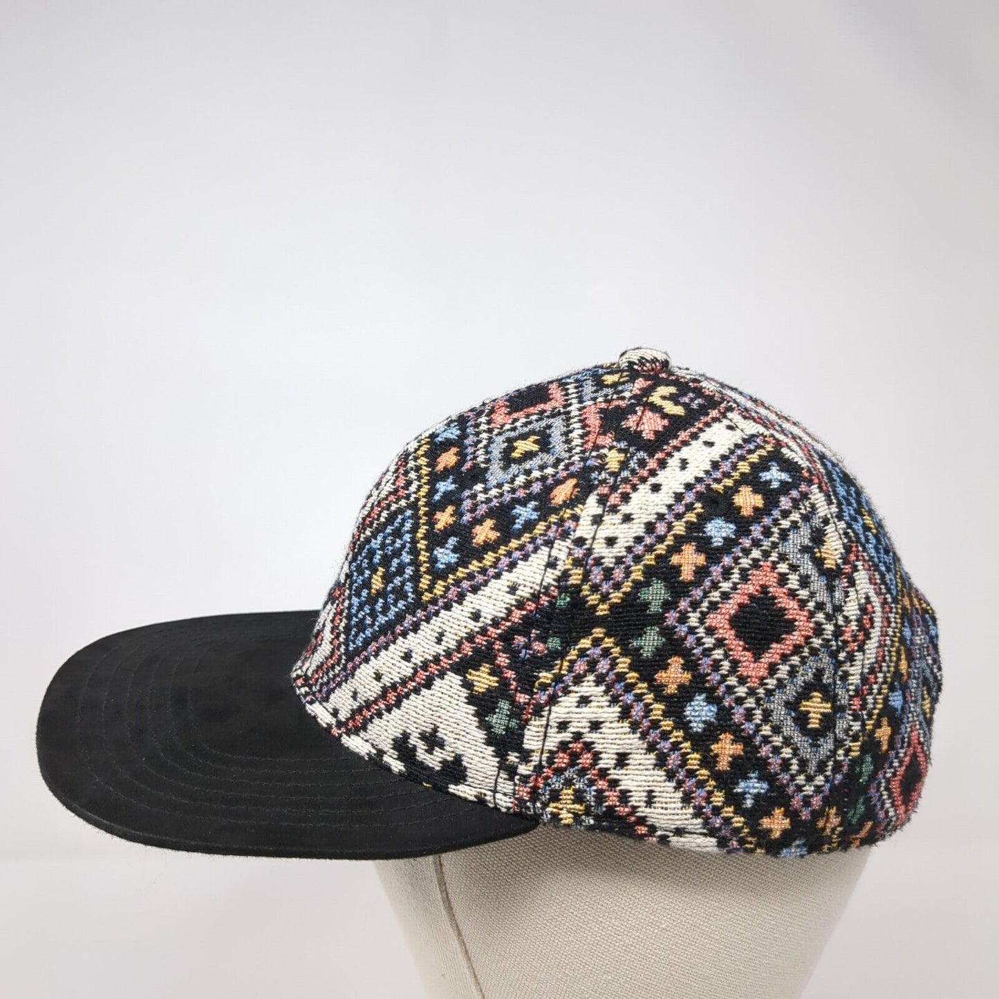 Art Class Snapback Hat Multi One Size Adjustable Geometric Colorblock
