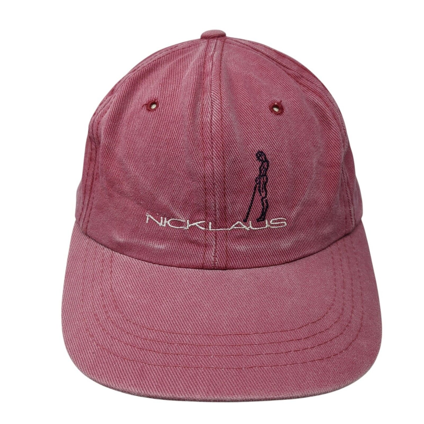 Nicklaus For Women Slideback Hat Red One Size Adjustable Embroidered 6 Panel