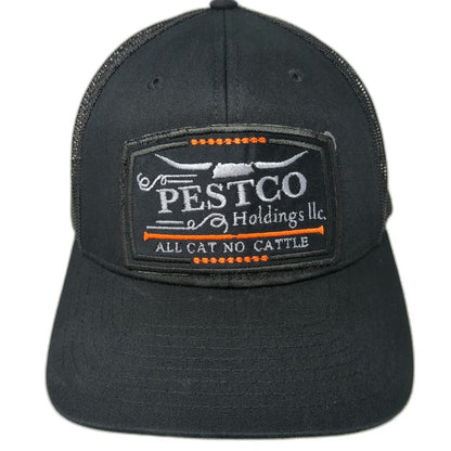 Richardson Trucker Hat Black One Size Pestco Holdings All Cat No Cattle Mesh