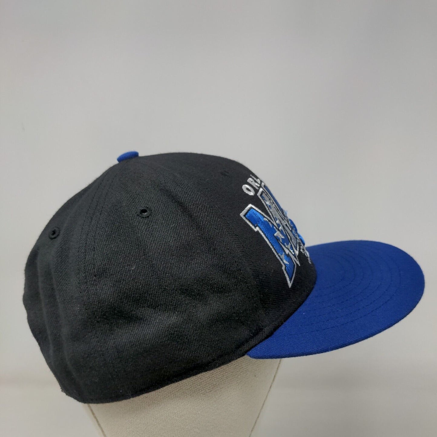 Orlando Magic Snapback Hat Blue Black '47 Brand Hardwood Classics Logo NBA