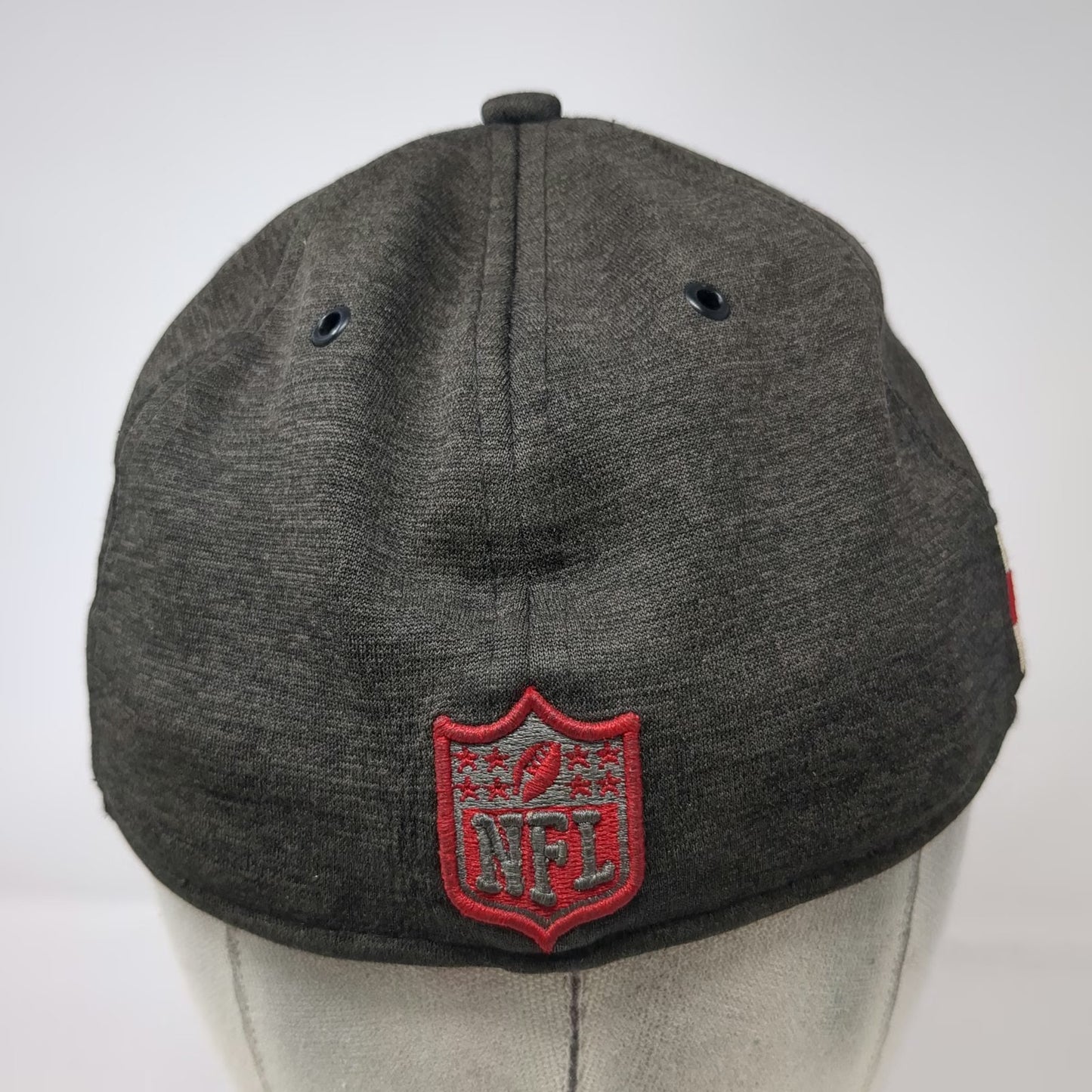 San Francisco 49ers NFL New Era Gray 7 1/8 Cap Flat Brim Heathered Fitted Shield