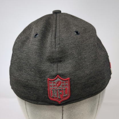 San Francisco 49ers NFL New Era Gray 7 1/8 Cap Flat Brim Heathered Fitted Shield