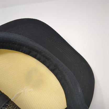 Idaho Freeride Snapback Trucker Hat Black One Size Mesh Back District