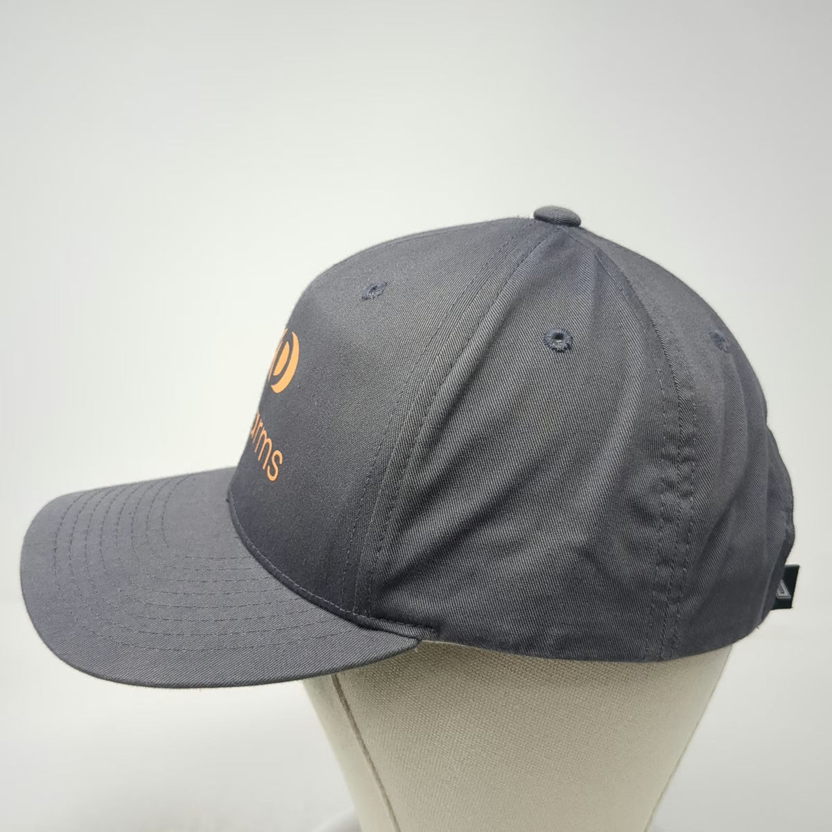 Pacific Headwear Baseball Cap Gray One Size Strapback Green Brim Dusharms hat