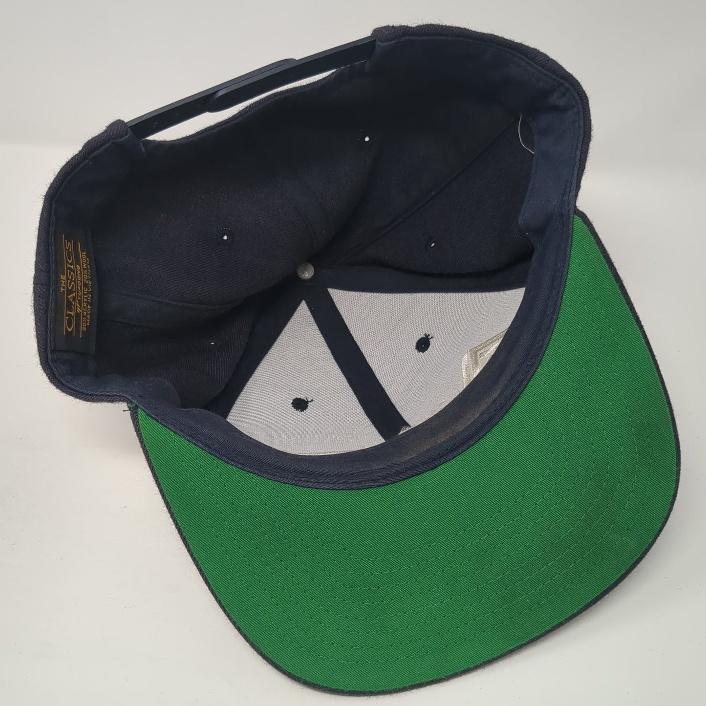 TriVista-Inc Commercial Contractors Snapback Hat Blue One Size Classics Yupoong