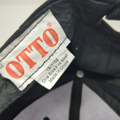 OTTO Baseball Cap Black One Size CVS Specialty Heart Logo Embroidered Hat Cotton
