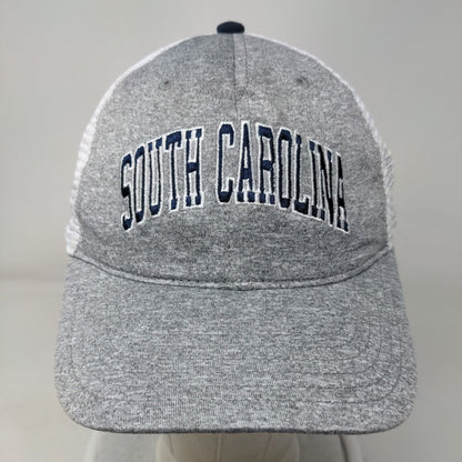 South Carolina Snapback Mesh Back Trucker Hat Gray OSFA Captivating W/Tags