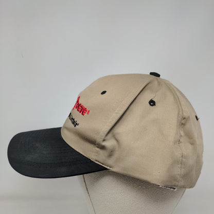 Cast-Crete High Strength Lintels Snapback Hat Tan One Size Embroidered