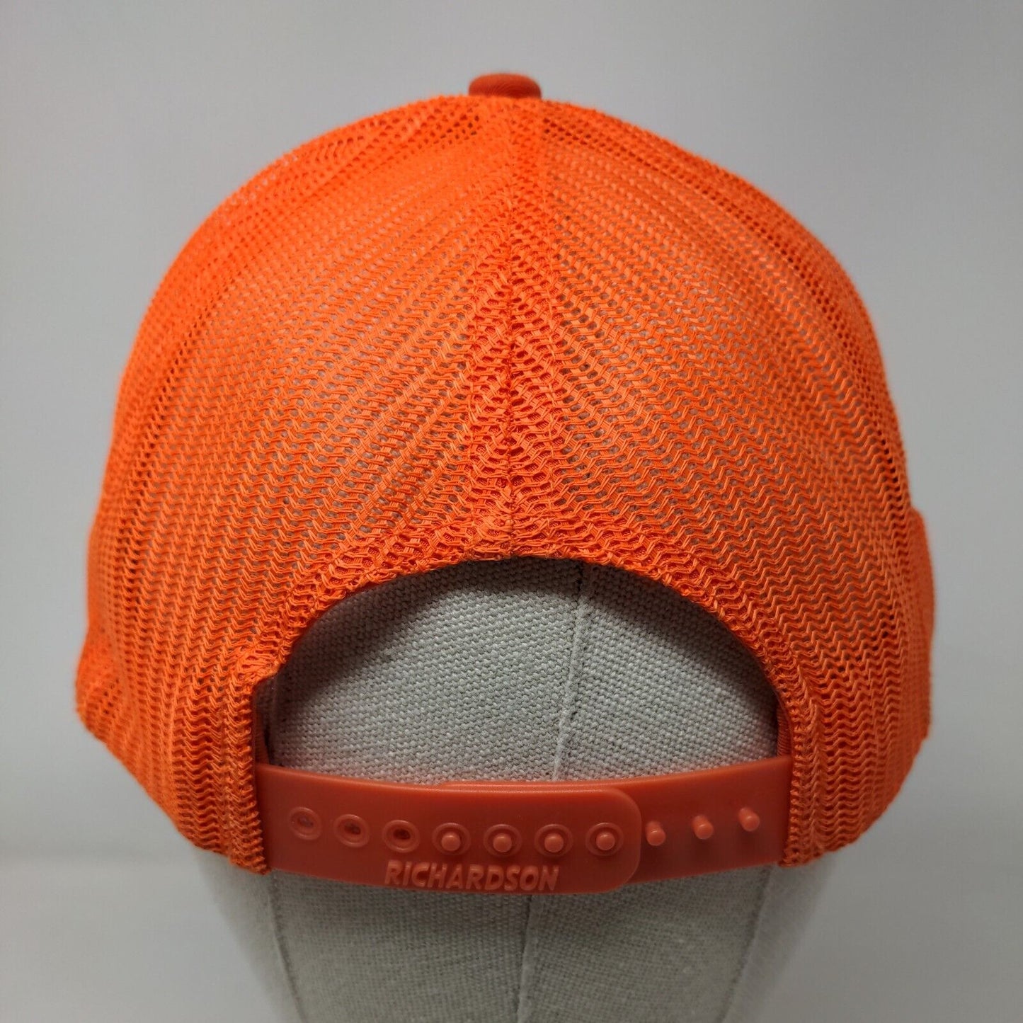 Barstool Outdoors Snapback Mesh Back Trucker Hat Orange One Size Richardson