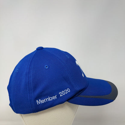 Letter M Strapback Hat Blue One Size Embroidered Member 2020 Sport-Tek