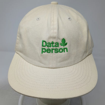 Weld Mfg Baseball Cap Beige Green One Size Data Person Parsely Cotton Hat