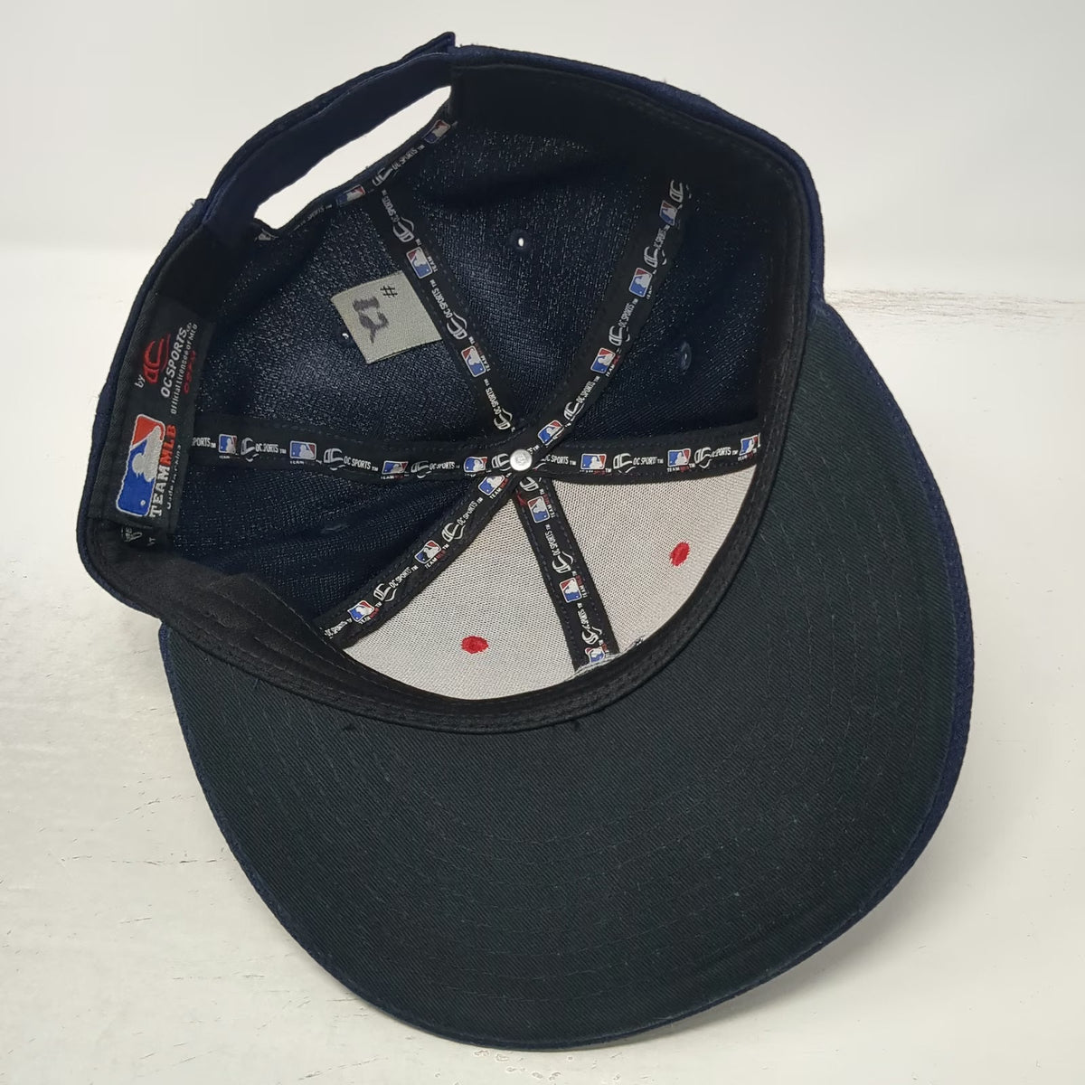 Boston Red Sox MLB OC Sports Baseball Cap Blue One Size Strapback Hat Team Logo