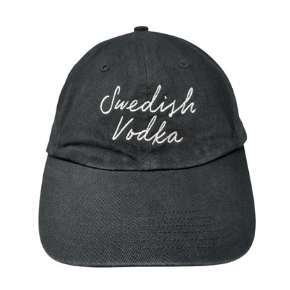 Swedish Vodka Absolut Slideback Hat Black One Size 6 Panel Richardson
