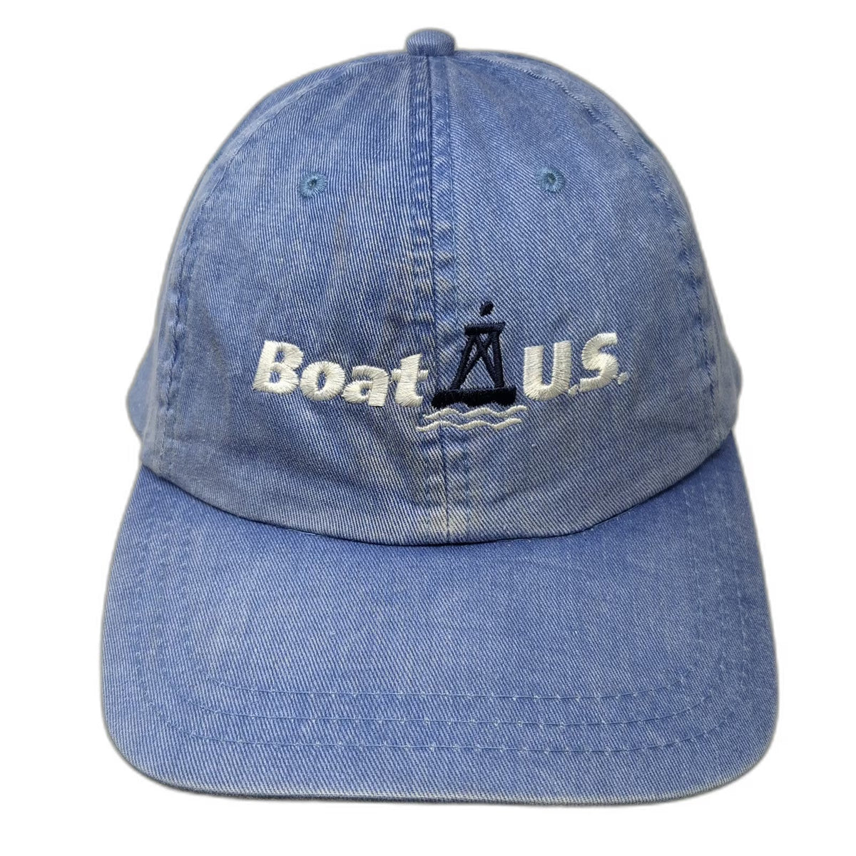 Dorfman Pacific Baseball Cap Blue One Size BoatU.S. Logo Slideback Cotton hat