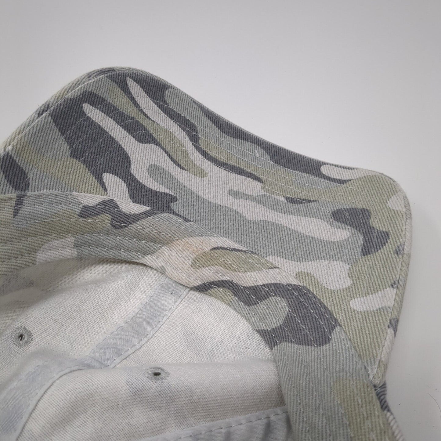 Rubi Slideback Hat Camouflage OSFA Adjustable 6 Panel Vent Holes Outdoor