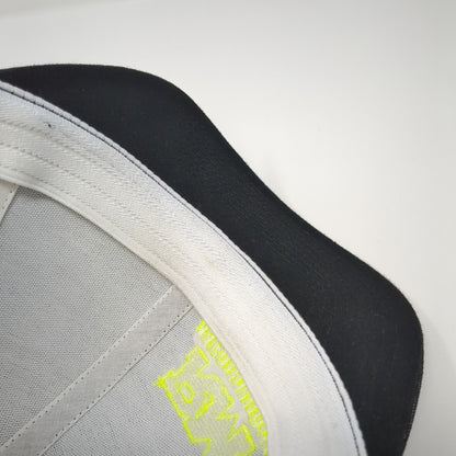 RM Mechanical Fitted Mesh Back Trucker Hat Black S-M Flexfit Colorblock