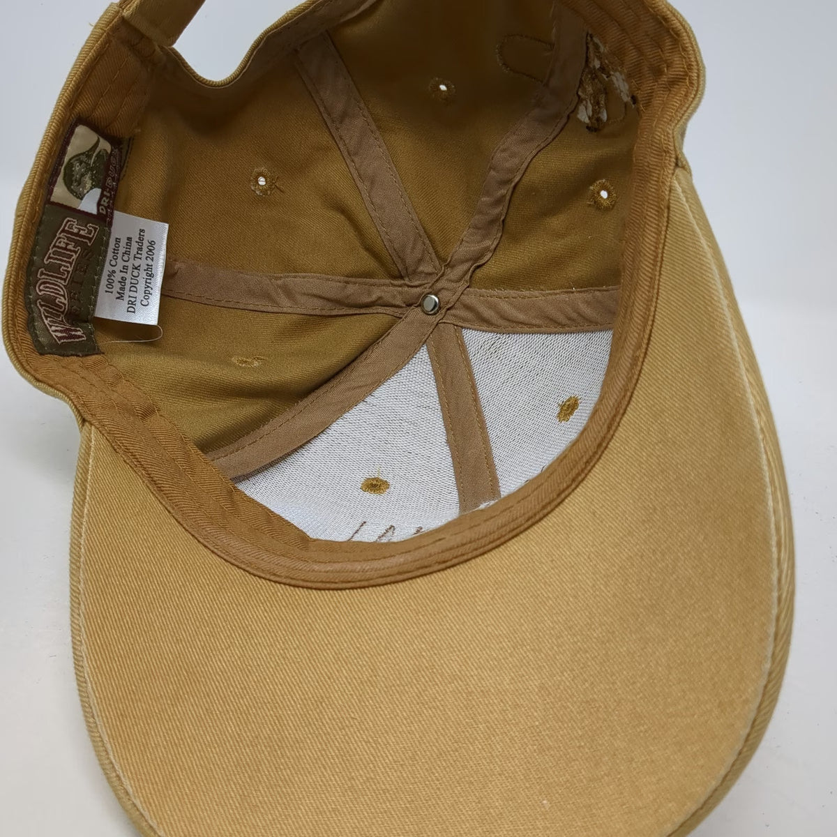 DRI DUCK Baseball Cap Brown One Size MWI Invitational Rodeo Cowboy Horse Hat