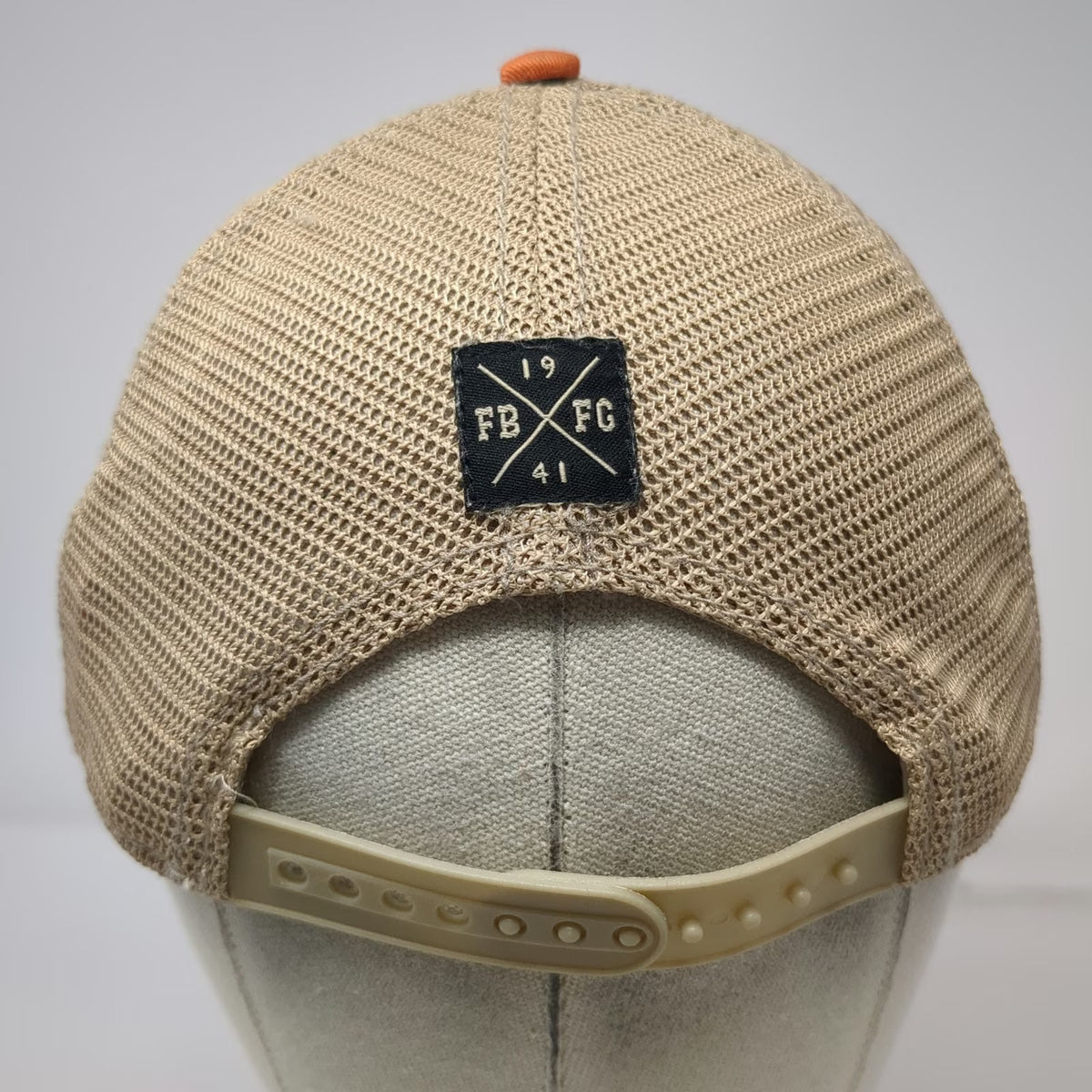 Knee Deep Trucker Hat Orange One Size Snapback Frayed Wild & Free Patch Graphic