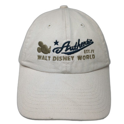Disney Parks Baseball Cap Beige One Size Walt Disney World Mickey Mouse Hat