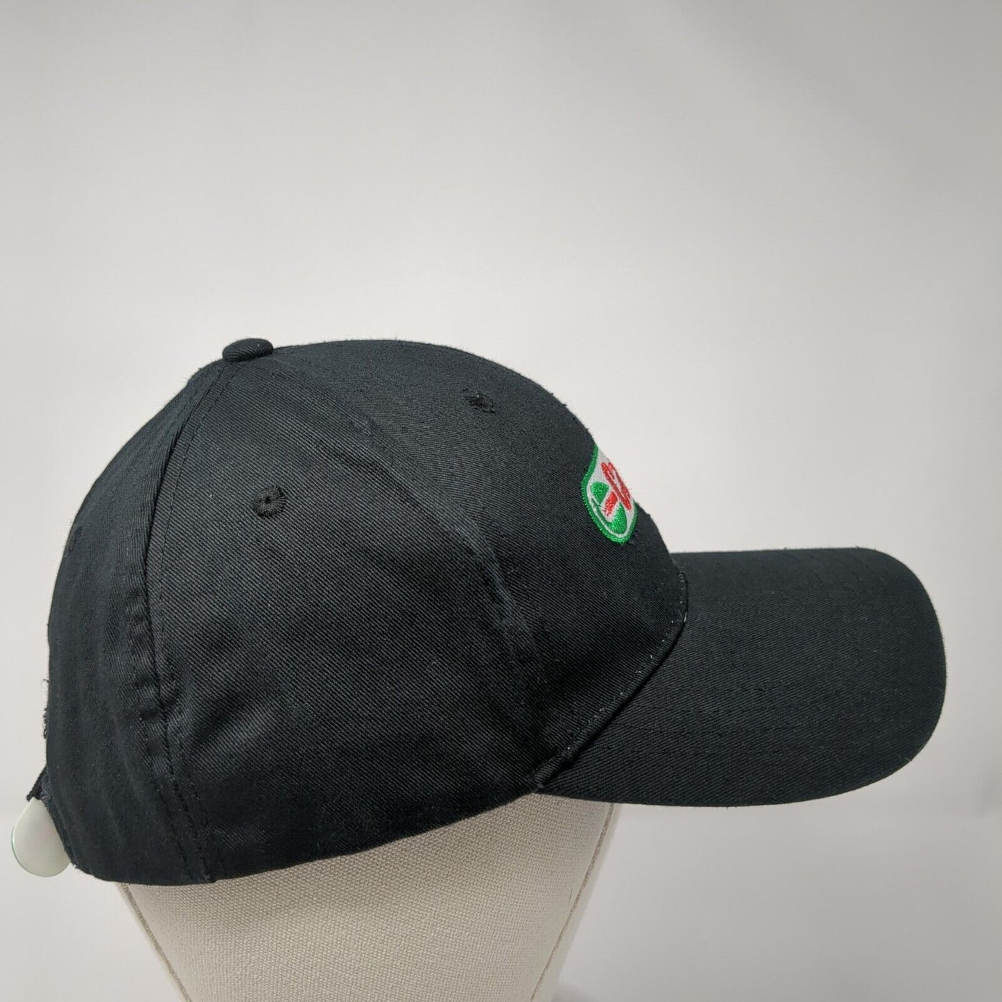 Castrol Strapback Hat Black One Size Adjustable Embroidered 6 Panel