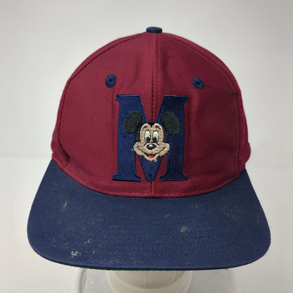 Mickey Mouse Snapback Hat Multi One Size Colorblock Goofy's Hat Co.