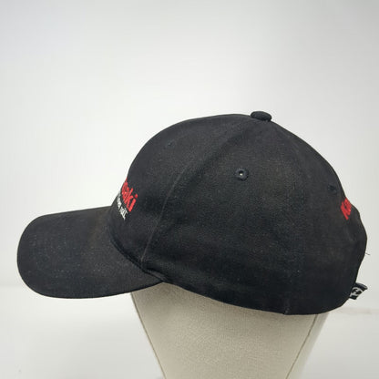 Pacific Headwear Baseball Cap Black One Size Kawasaki Slogan Embroidered Hat