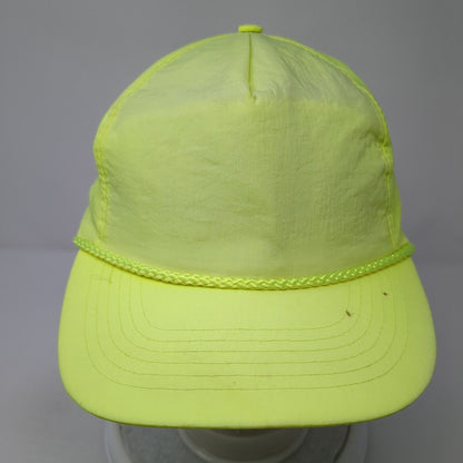 Gold Medal Snapback Rope Hat Green One Size Adjustable Solid Blank