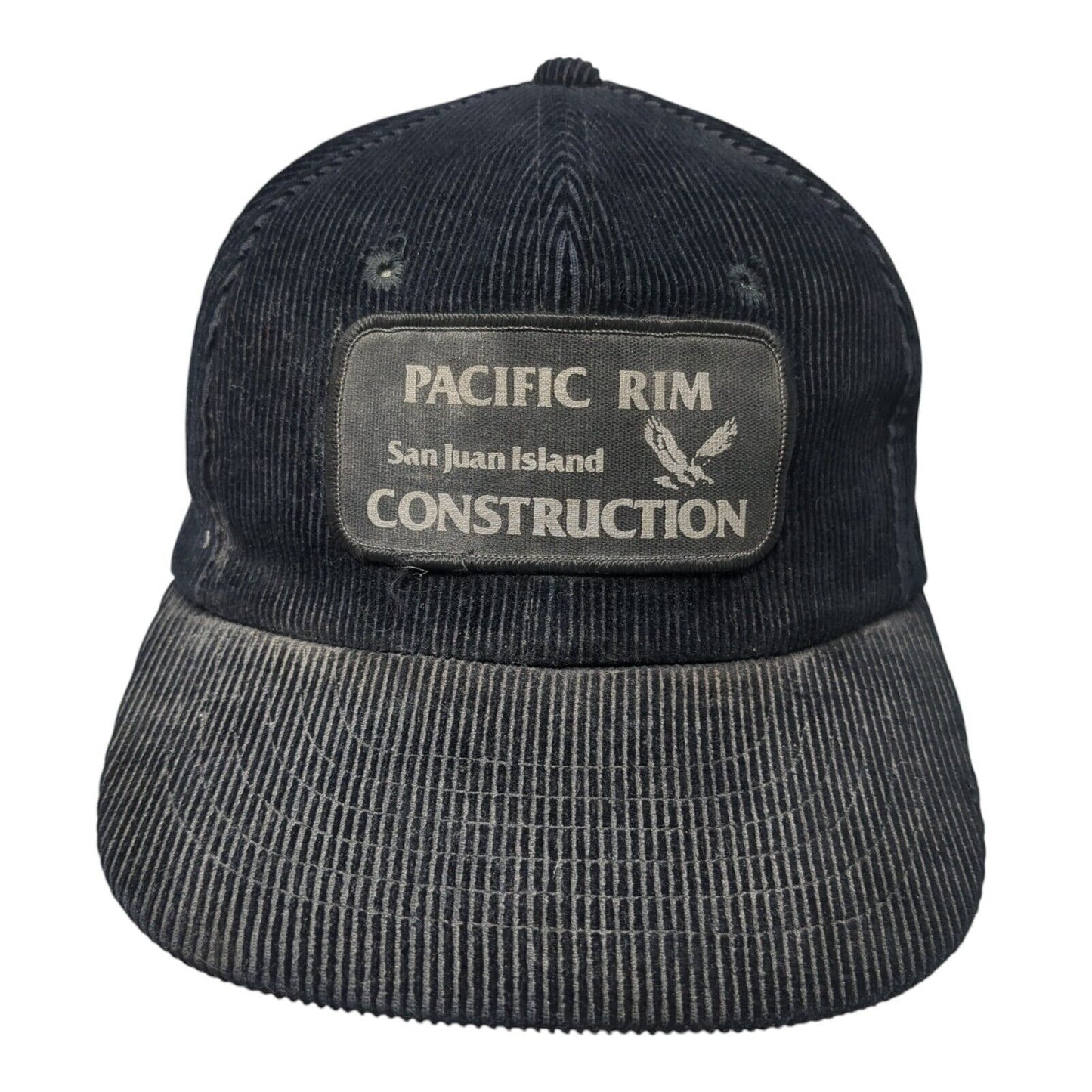 Pacific Rim Construction San Juan Island Snapback Hat Black OS Corduroy Cotton