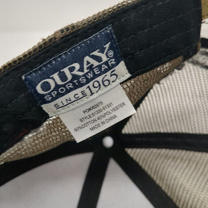 Ouray Baseball Cap Brown One Size Mesh Back Strapback AgRisk Advisors Patch Hat