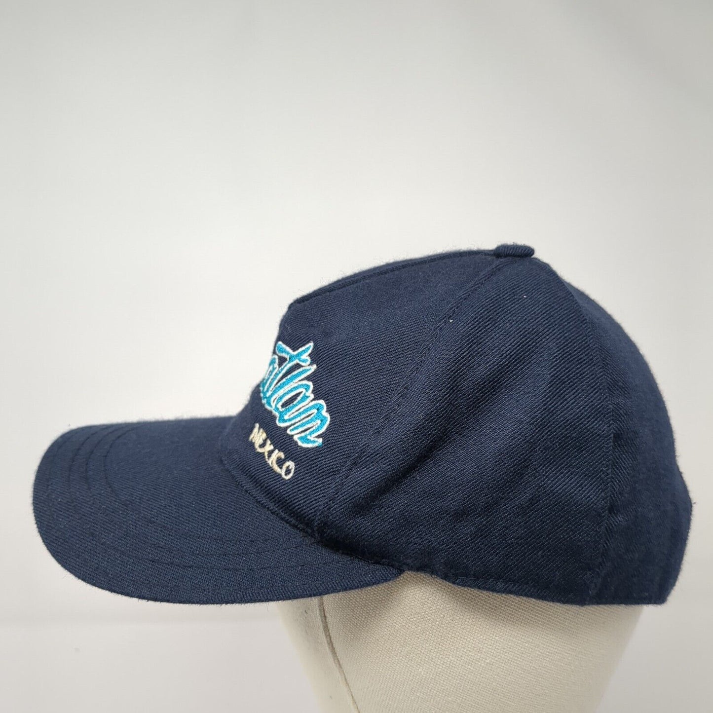 Mazatlan Mexico Strapback Hat Blue One Size Adjustable Embroidered 6 Panel