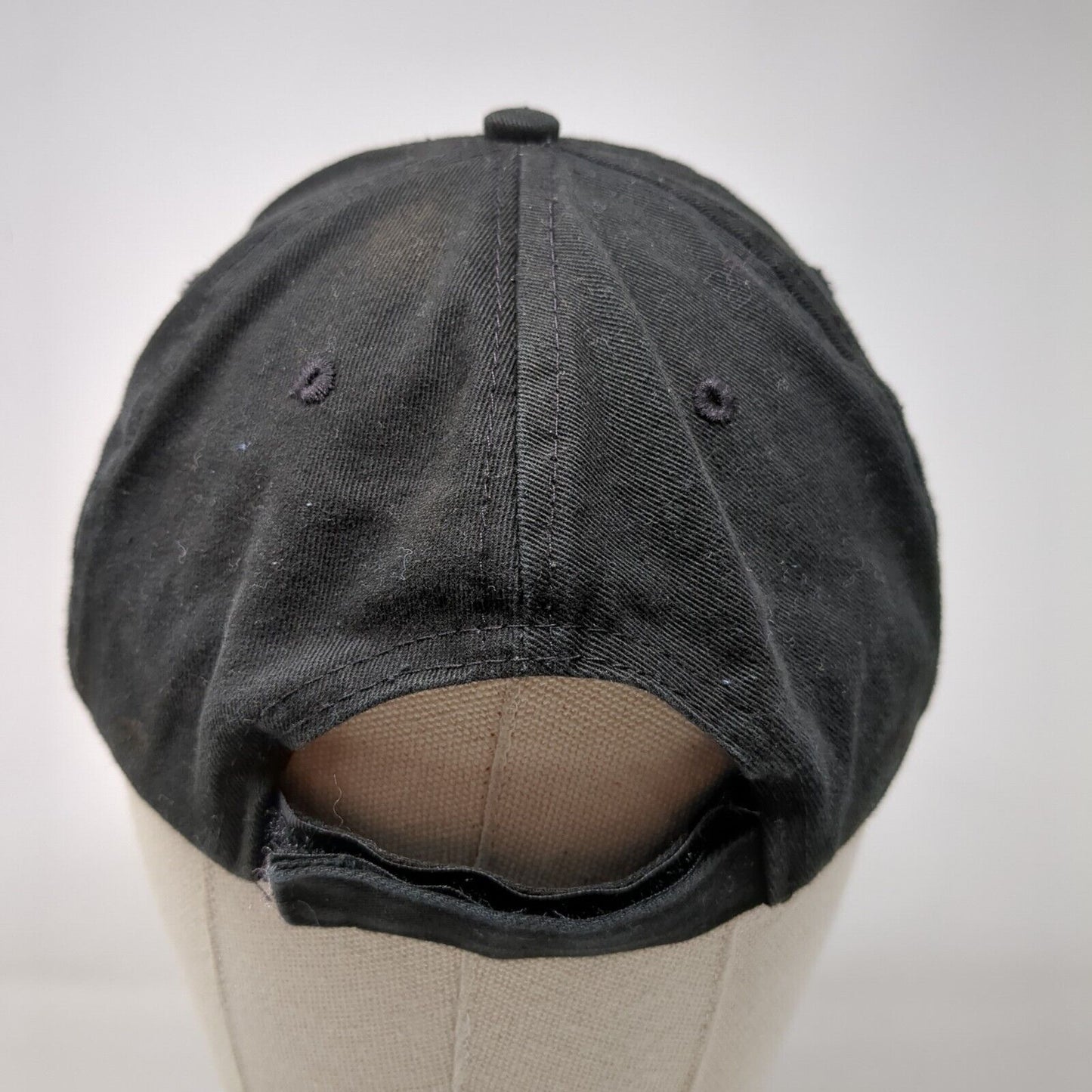 Treasures of The El Dorado Strapback Hat Black OSFA Adjustable Embroidered