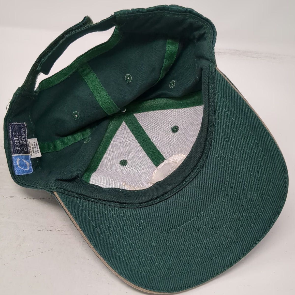 Port and Company Baseball Cap Green One Size Monolithic Hat Adjustable Strapback