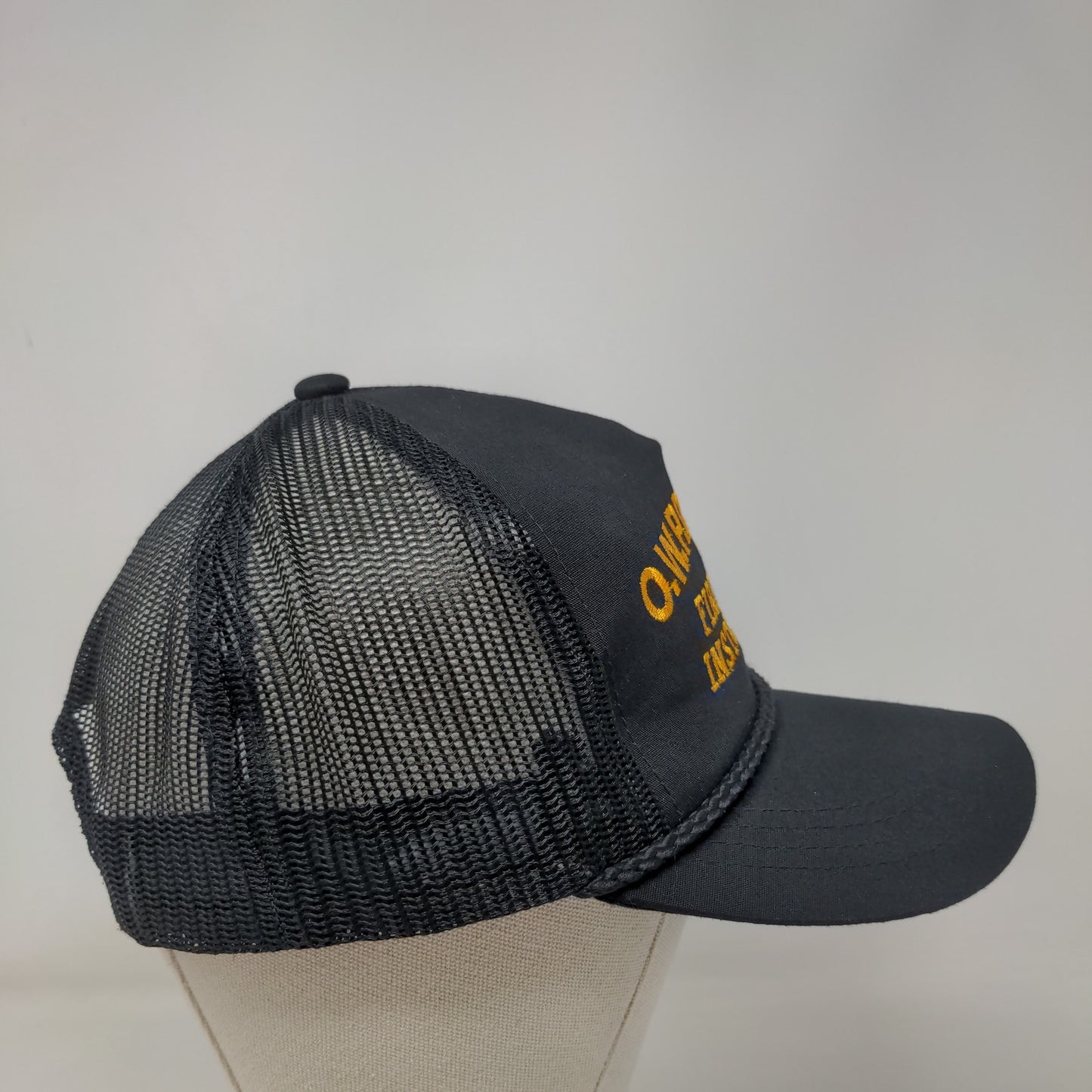 Fire Arms Instructor OWPD 9mm Snapback Trucker Hat Black OSFA Mesh Back Yupoong