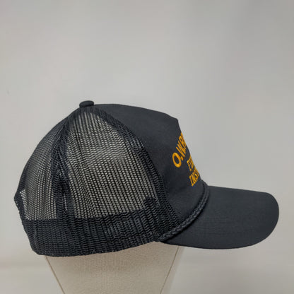 Fire Arms Instructor OWPD 9mm Snapback Trucker Hat Black OSFA Mesh Back Yupoong