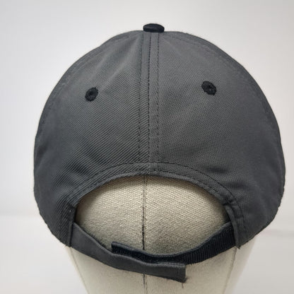 Green Bay Packers NFL Team Apparel Black Gray One Size Strapback Embroidered Hat