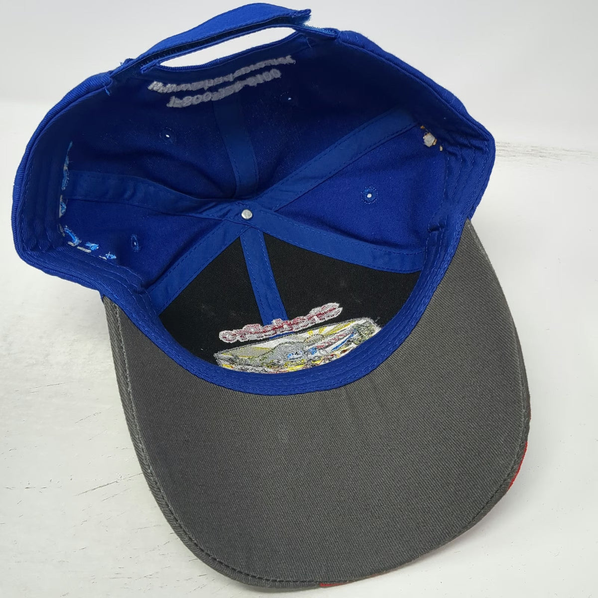 ShadePro Baseball Cap Blue Black Gray One Size American Flag Quartzsite RV Hat