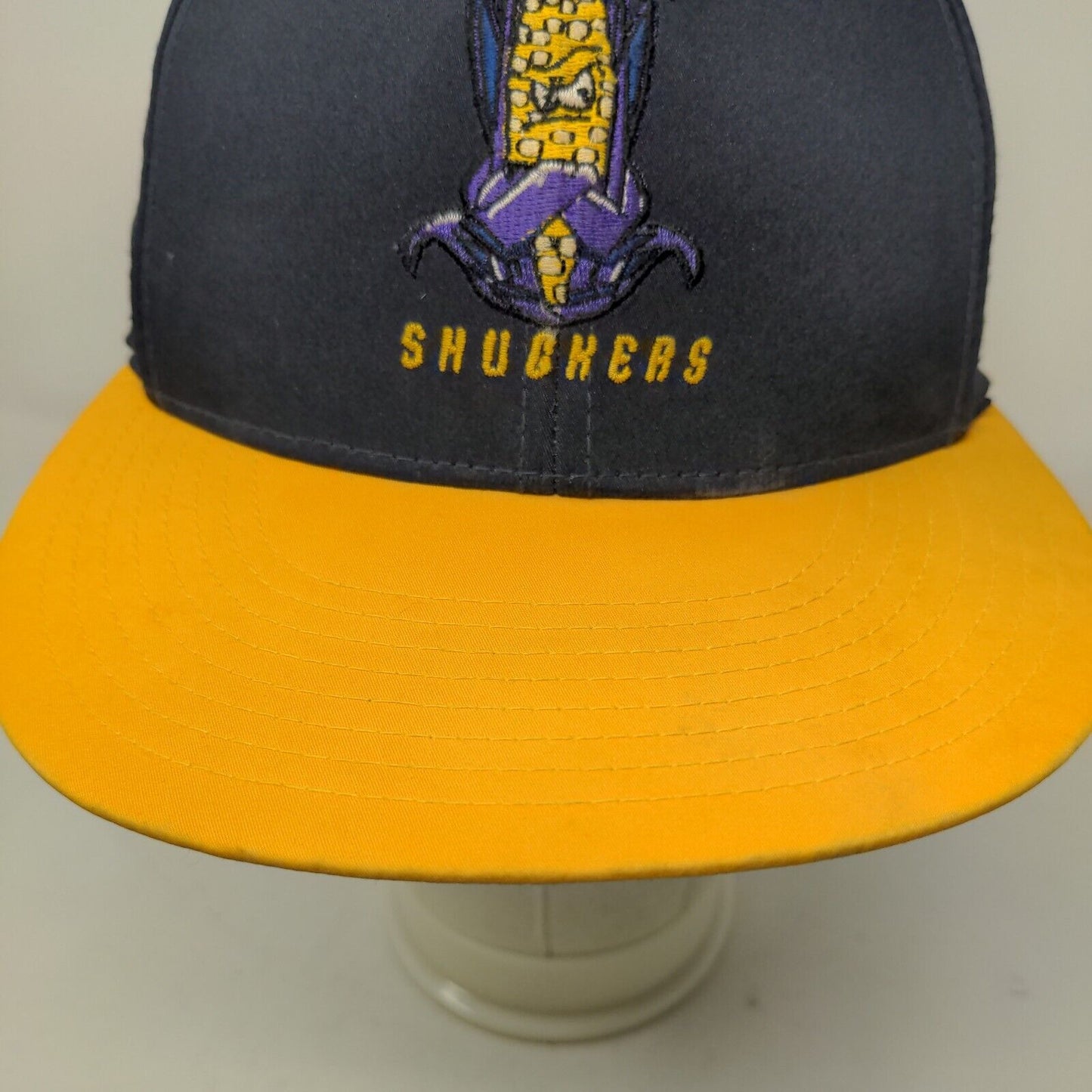 Richardson Men's Fitted Hat Blue Size XS-S Embroidered Shuckers Logo