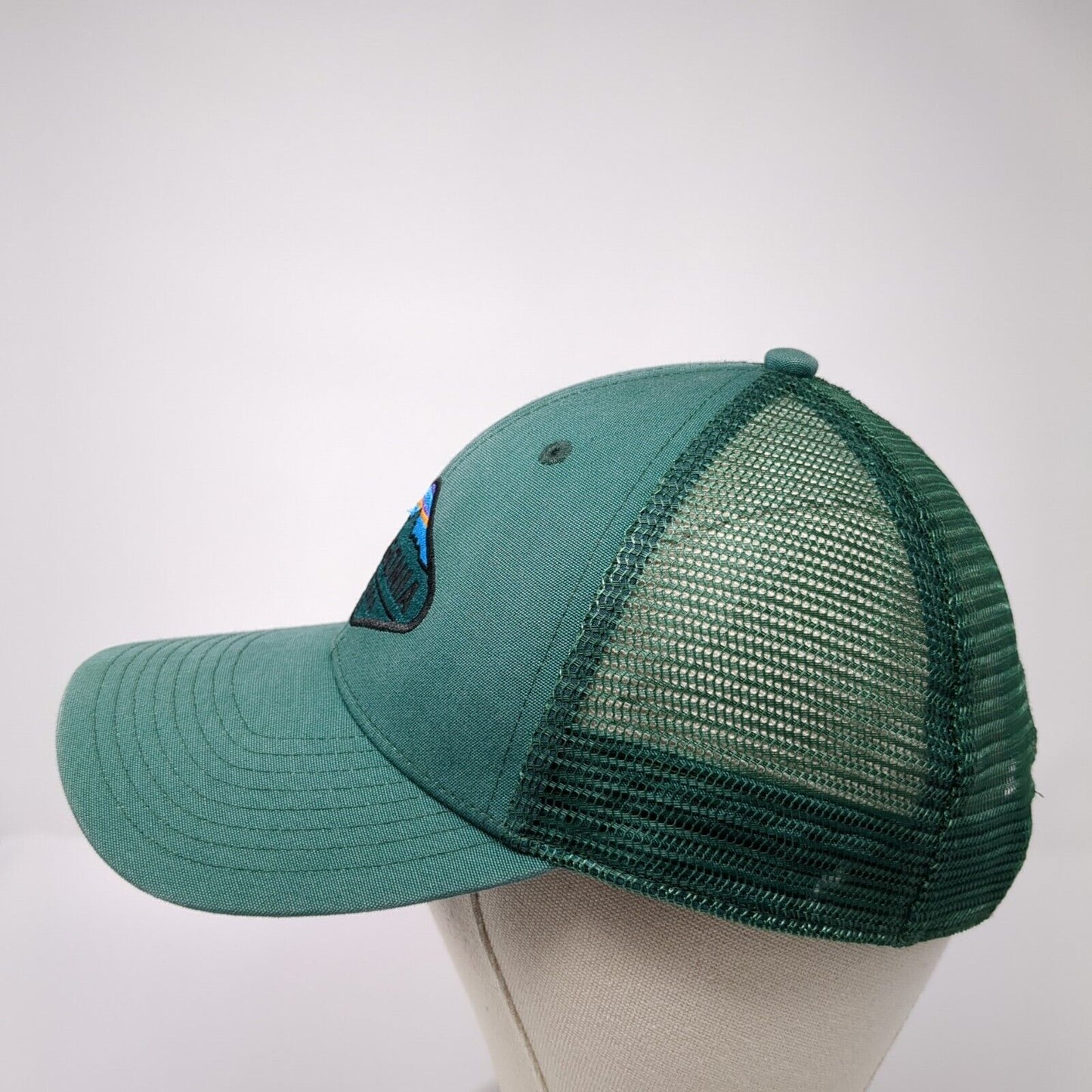 Patagonia Ventura CA Snapback Trucker Hat Green One Size Mesh Back