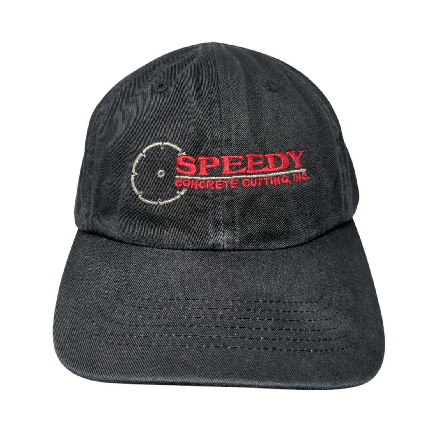 Speedy Concrete Cutting Inc Strapback Baseball Cap Black One Size Richardson