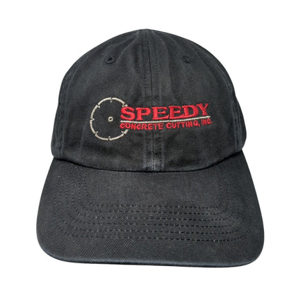 Speedy Concrete Cutting Inc Strapback Baseball Cap Black One Size Richardson