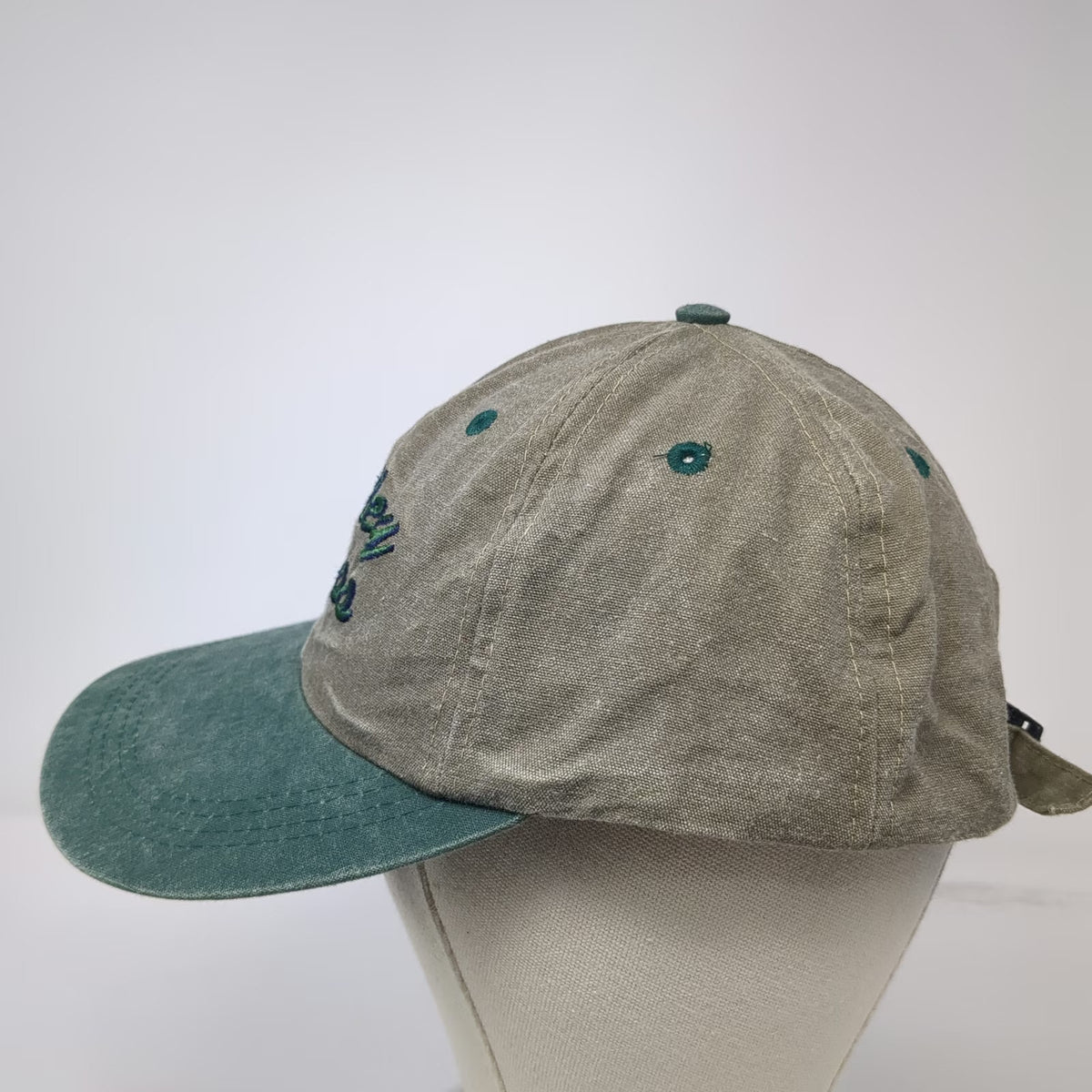 Sportcap Baseball Cap Brown Green One Size Valley Truss Embroidered Cotton Hat