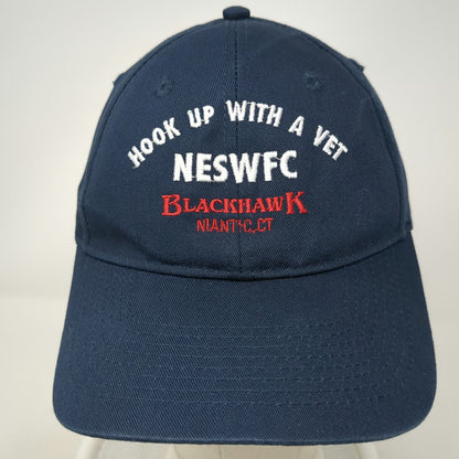 Port & Company Baseball Cap Blue One Size NESWFC Blackhawk Niantic CT Hat